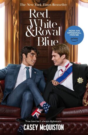 Red white royal blue movie tie in