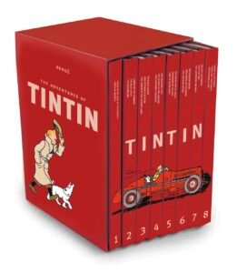 the Adventures of Tintin boxset of 8 Volumes