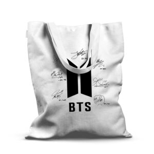 Morons Bts Army Signatures Merchandise Printed Canvas