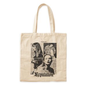 Taylor Swifts Reputation Album Aesthetic Tote Bag